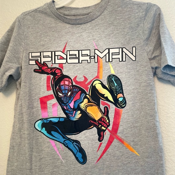 Gamerverse Spider-Man T-Shirt Medium 8 Gray Short Sleeve NEW - Picture 4 of 4